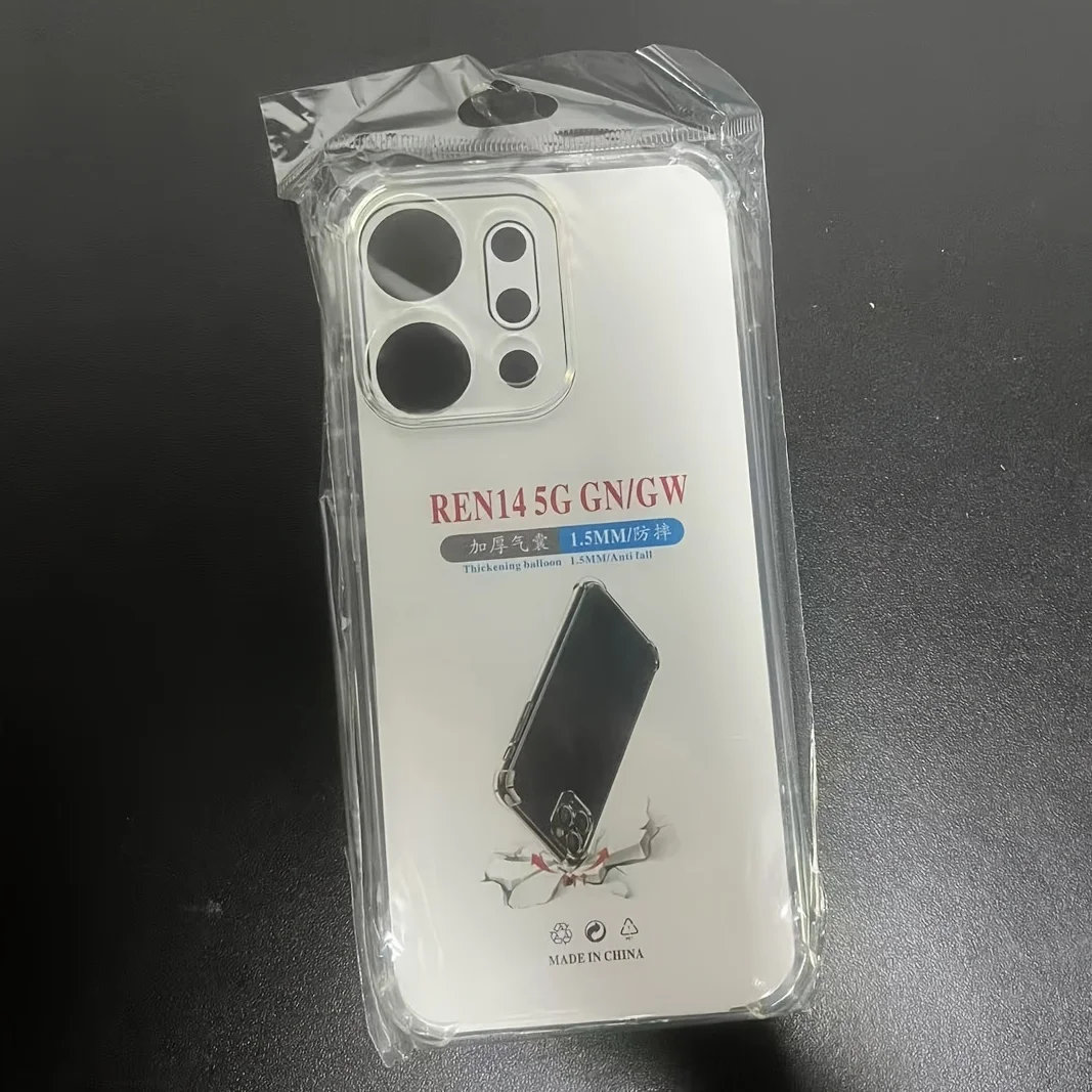 Transparent Soft TPU Silicone Phone Case - Clear Protective Back Cover