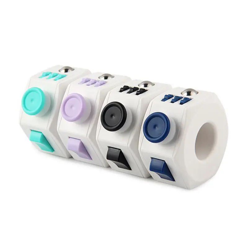 ZK20 Cube Toys Anti Stress  Anxiety Stress Relief Attention Decompression Toy Press Magic Stress Relief Cube For Kids and Adults 5