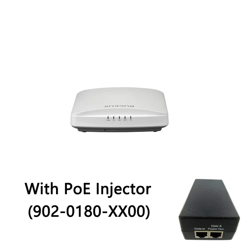 

Ruckus Wireless R550 901-R550-WW00 901-R550-EU00 + 902-0180-XX00 With PoE Adapter 802.11ax WiFi 6 2x2 SU-MIMO MU-MIMO Indoor AP