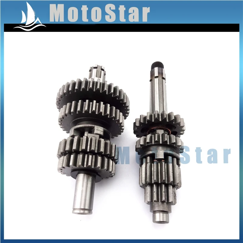 Transmission Gear Box Main Counter Shaft For Chinese YX140 YX150 YX160 YX 140cc 150cc 160cc Engine Pit Dirt Bike Motocross