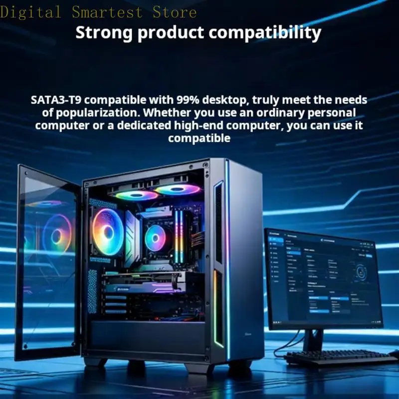 데스크탑 컴퓨터 및 서버용 85AA 9포트 SATA3 0 PCIE 확장 카드 RTL9101 6Gbps 고속 전송