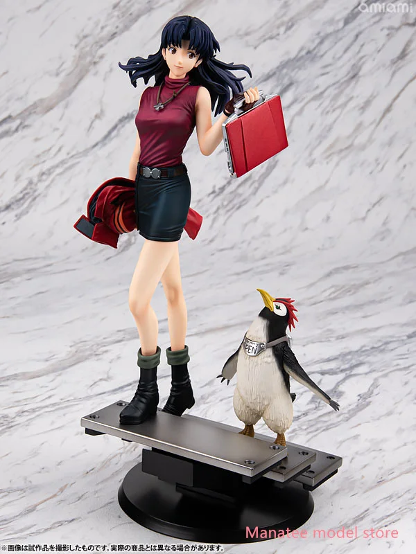 新世紀エヴァンゲリオン ミサトとペンペン 1/8 組み立てキット 新世紀