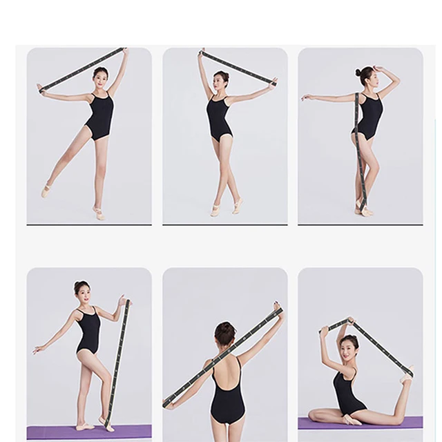 4*90cm Yoga Elastic Stretch Belt Fitness Resistance Band Exercise Pull Strap Sports For Pilates Dance Gymnastics Body Building 6