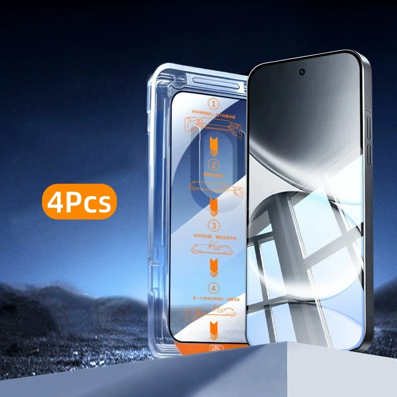 Premium Dust-Free Easy Installation Full Cover Tempered Glass Screen Protector
