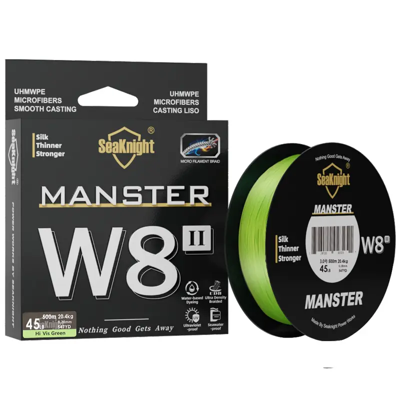 SeaKnight NEW MONSTER/MANSTER W8 II 150M 300M 500M 8 Strands Casting Braid Fishing Line 15LB-100LB Smooth Multifilament PE Line - Image 11