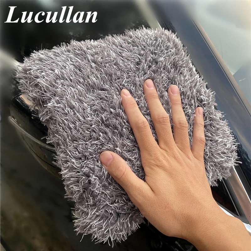 Microfiber Car Wash Pad - Soft Plush Fiber Cloth for Safe and Effective Cleaning