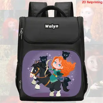 School Backpack with Multi-Compartment ,Large Cartoon Brave Style School Bags for Boys,Durable Child Backpack for Aged 6-10 1