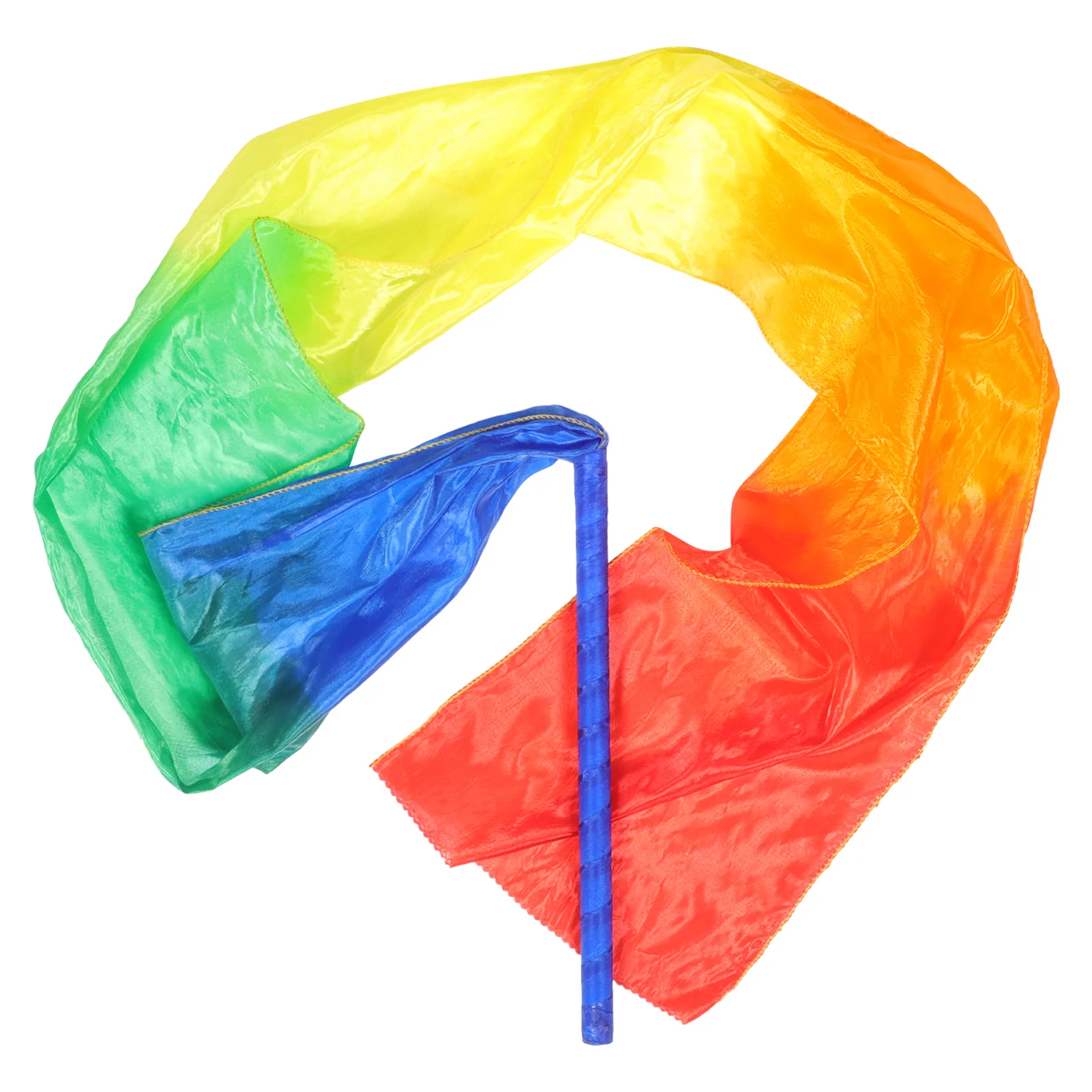 Gymnastics Ribbon Colorful Dance Ribbons Artistic Performing Ribbon Dancing Streamers Gymnastics Supplies Fitness Body 2Pcs