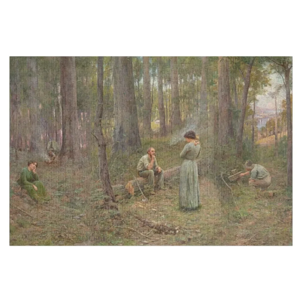 

Frederick McCubbin - The Pioneer Jigsaw Puzzle Baby Wooden Customized Kids Gift Wood Adults Customized Photo Puzzle