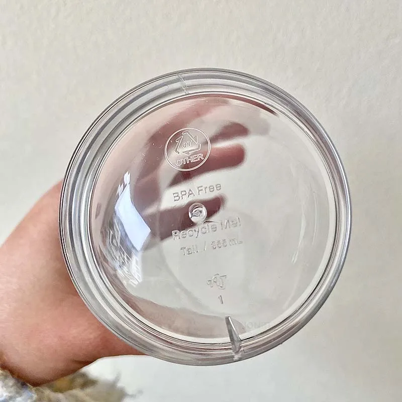 355/473ML Clear Plastic Water Bottle with Straw & Tea Strainer – Transparent Coffee Cup... - SKU PWB12373 - UGI Packaging