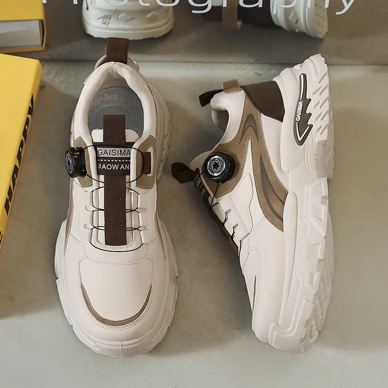 خريف جديد أحذية رياضية رجالية متعددة الاستخدامات عالية الجودة عصرية سميكة سوليد احذية الجري أحذية أنيقة غير رسمية مناسبة للرياضة في الهواء الطلق