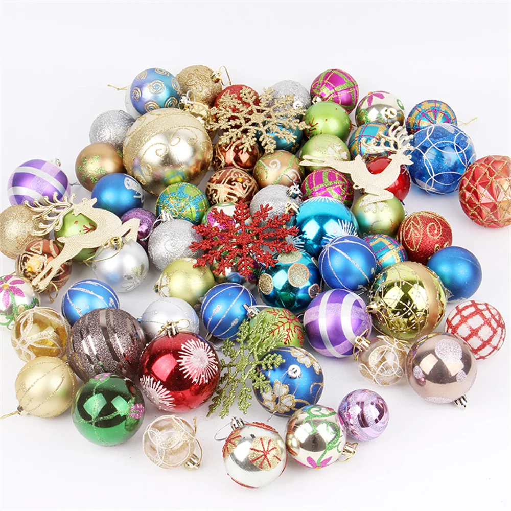 

Assorted Color Christmas Balls Christmas Tree Ornaments Balls Xmas Decorations Hanging Tree Pendants Toys Christmas Decor