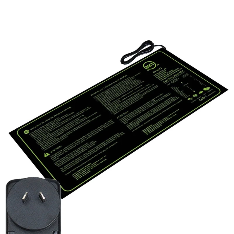 Durable-Waterproof-Seedling-Heat-Mat-20-x-10-Warm-Hydroponic-Heating-Pad.jpg Tartós Vízálló Palánták Hőszőnyeg 20 "X 10" Meleg Hidroponikus Fűtőpad - Image 5