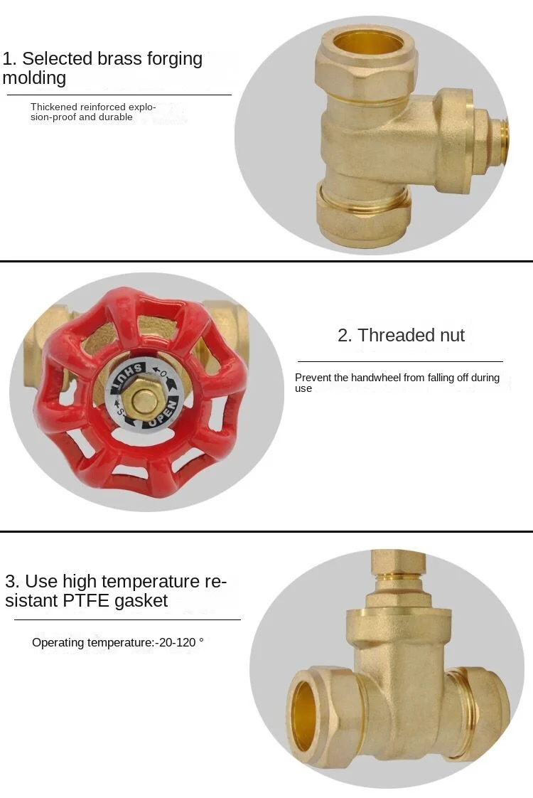 tubo de cobre compressão união latão portão