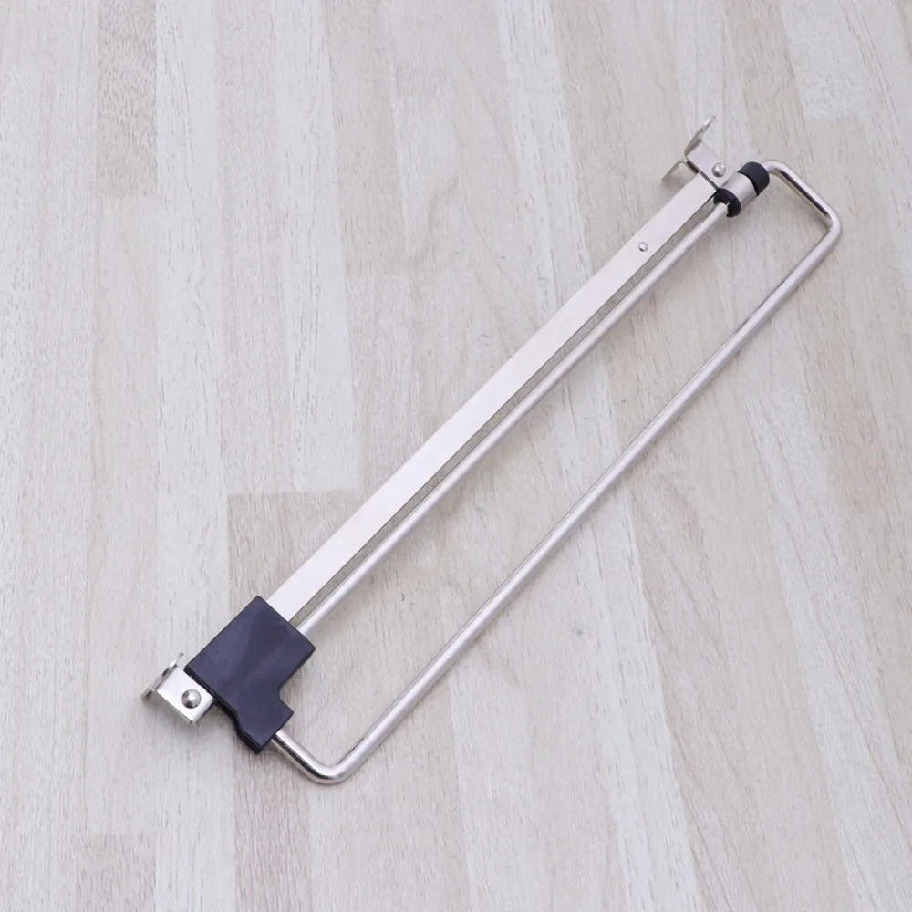 Pull Out Rail Extending Rack Iron Telescopic Clothes Rod Heavy Duty Retractable Cabinet Hanger Space Saving Sliding Bar Holder 5