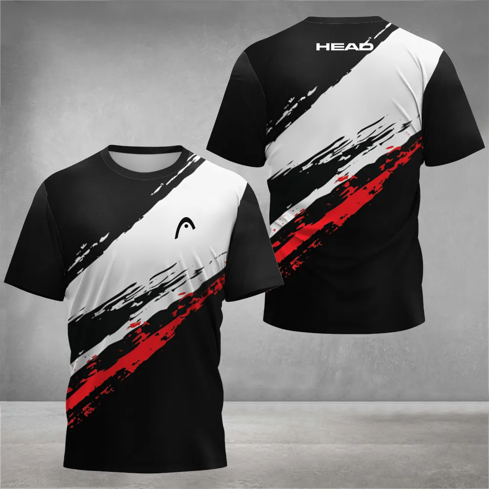 

Быстросохнущие футболки 2024, Высококачественная впитывающая влагу теннисная тренировочная футболка, одежда, летняя мужская Свободная Спортивная футболка с коротким рукавом для фитнеса