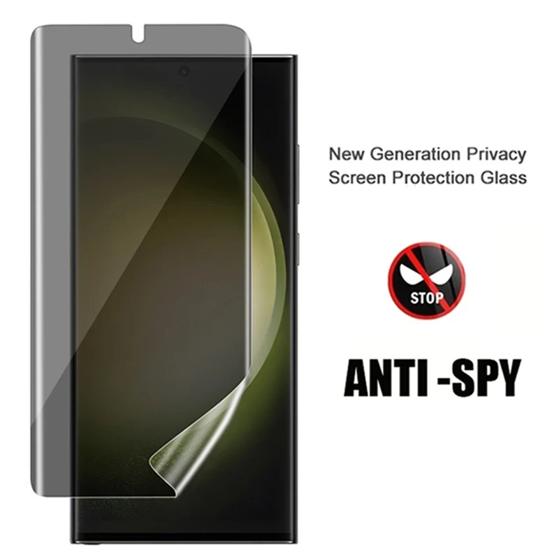 Verre trempé / Vitre de protection privé anti espion Samsung