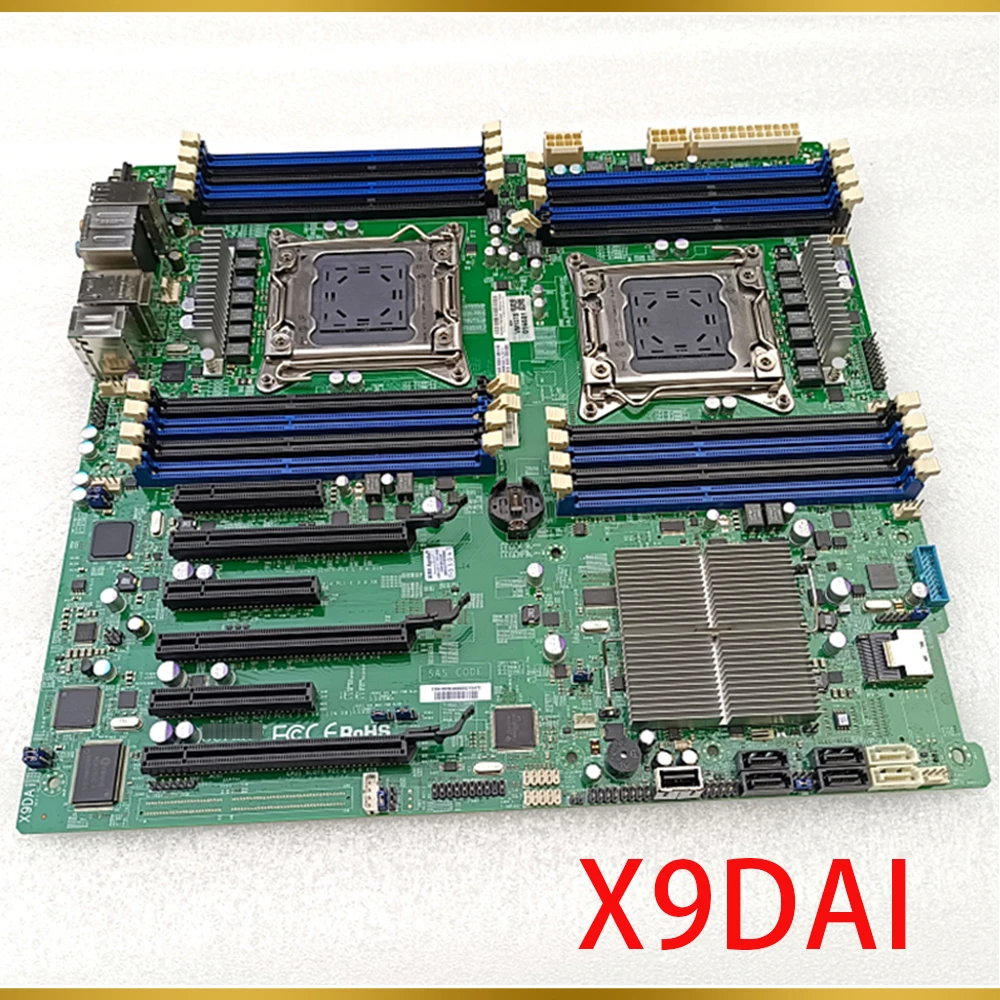 Per Supermicro Xeon®Scheda Madre Dual (Lga2011) E5-2600 V1/V2 Famiglia Ecc Ddr3 Pci-E 3.0 X9Dai