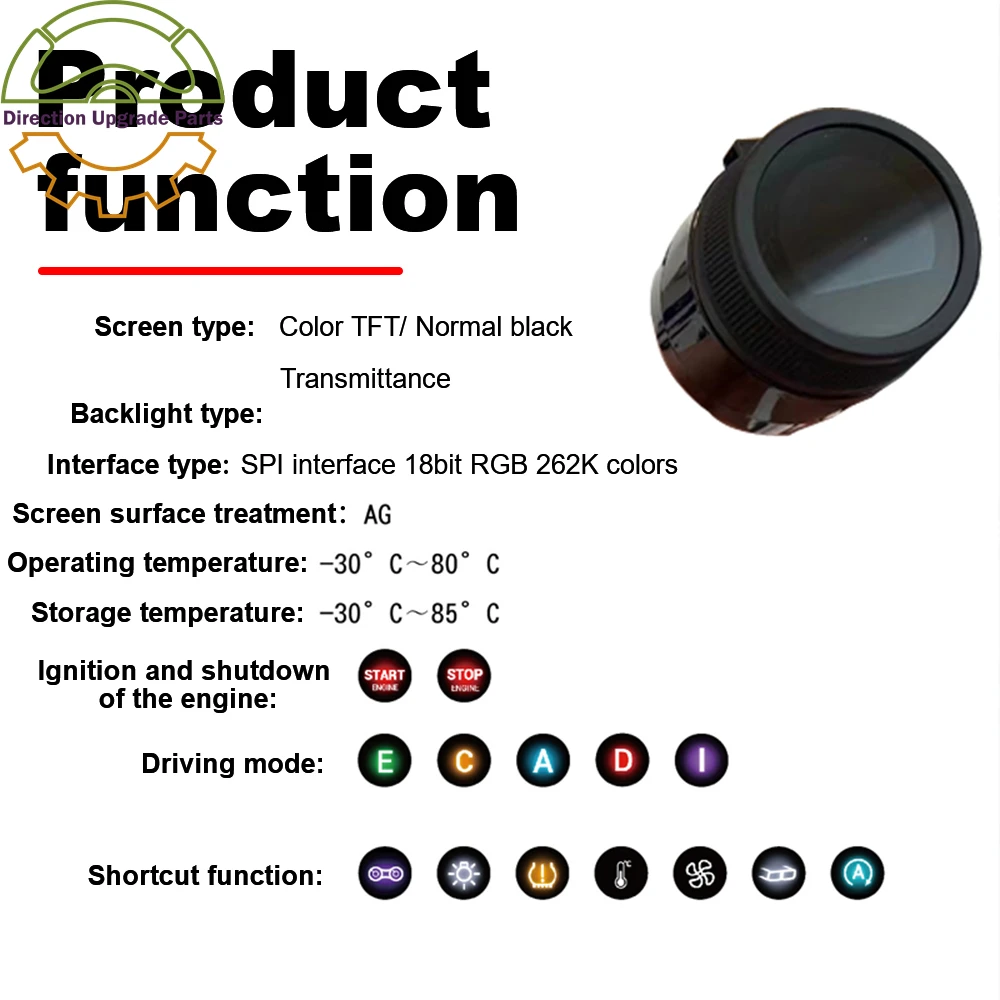 For Audi A3 8V A4 B9 A5 Q5 FY A6 C8 A7 Engine Start Stop Drive Model Multifunction Buttons for Steering Wheel