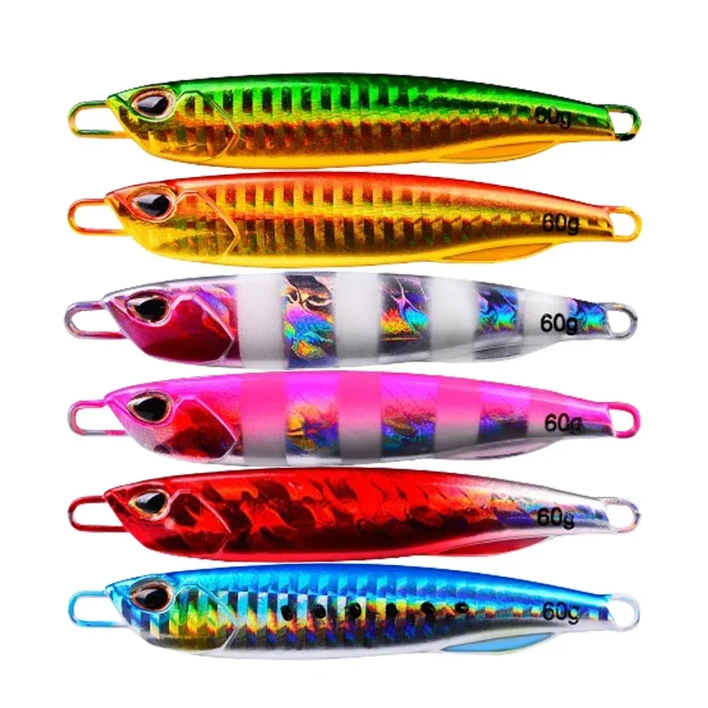 Enhanced Metal Jig Fishing Lure - Versatile and Durable Trolling Bait