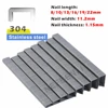 304 Stainless Steel Door/T Shaped Staples F15/F20/F25/F30/T50/Nail Pneumatic Gun Straight 10J series Woodworking Furniture DIY 3