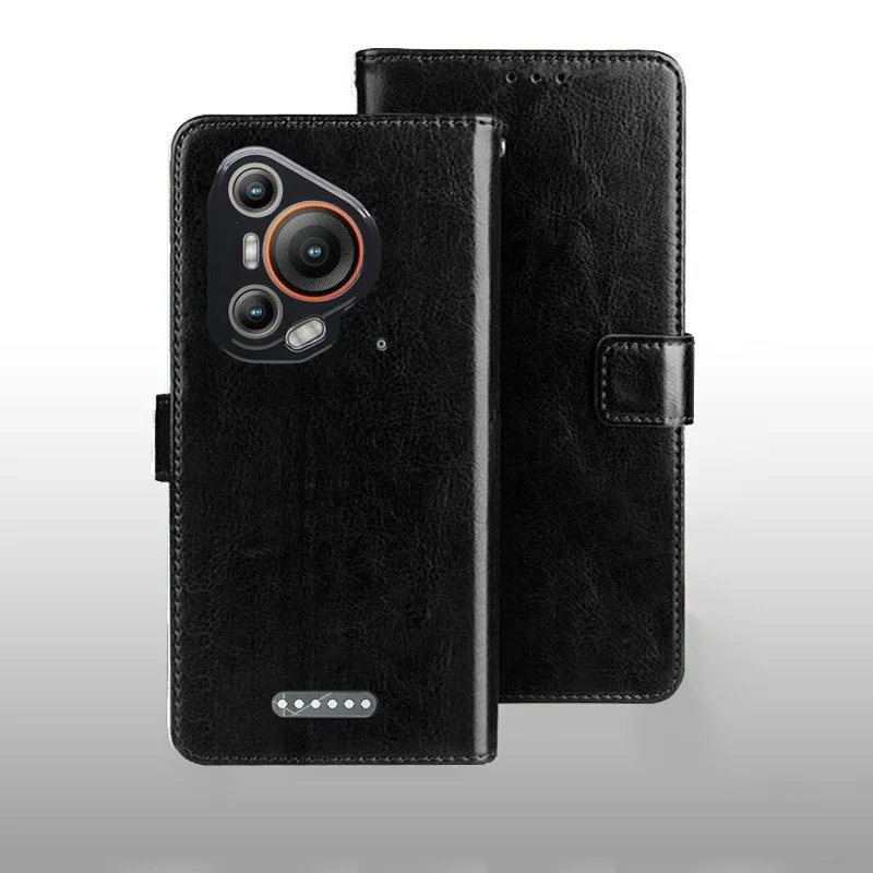 Premium PU Leather Wallet Flip Case - Elegant Phone Cover with Card Slots and Magnetic Closure