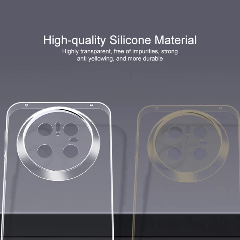 Ultra-Thin Transparent Silicone Shockproof Case