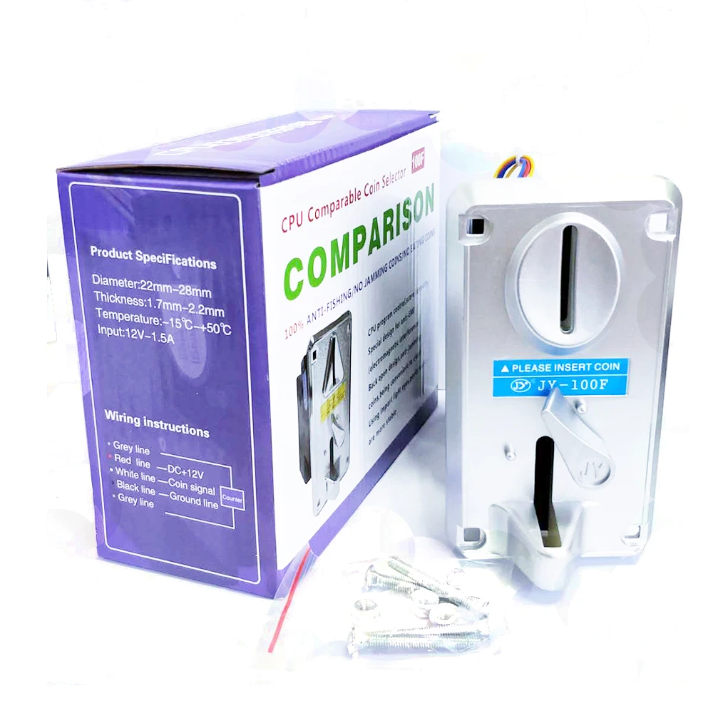 Jy 100f電子コイン受信機,コインselector,複数のメカニズム,LEDアーケードパネル,コインアクセプター