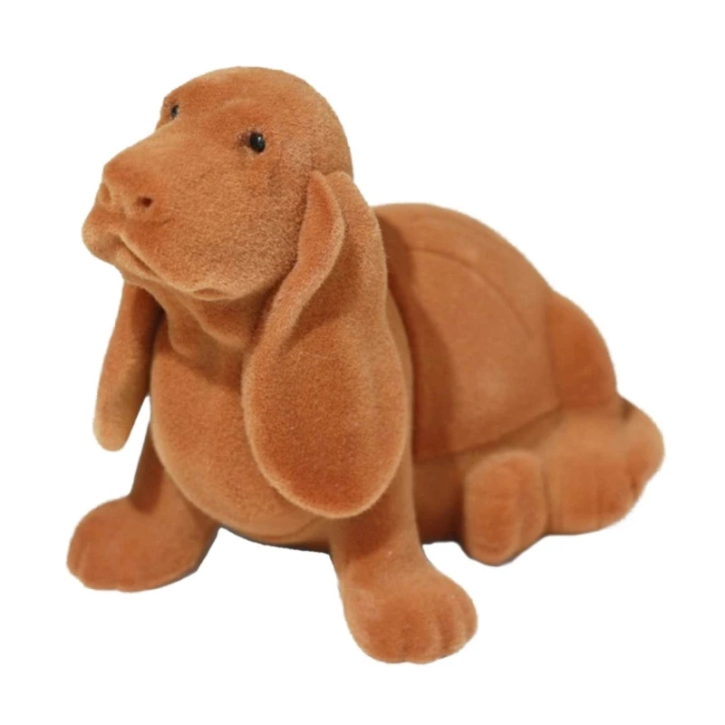 

Y1UB Travel Portable Brown Puppy Jewelry Box Simple Jewelry Storage Cases Bracelets Earrings Necklace Flocking