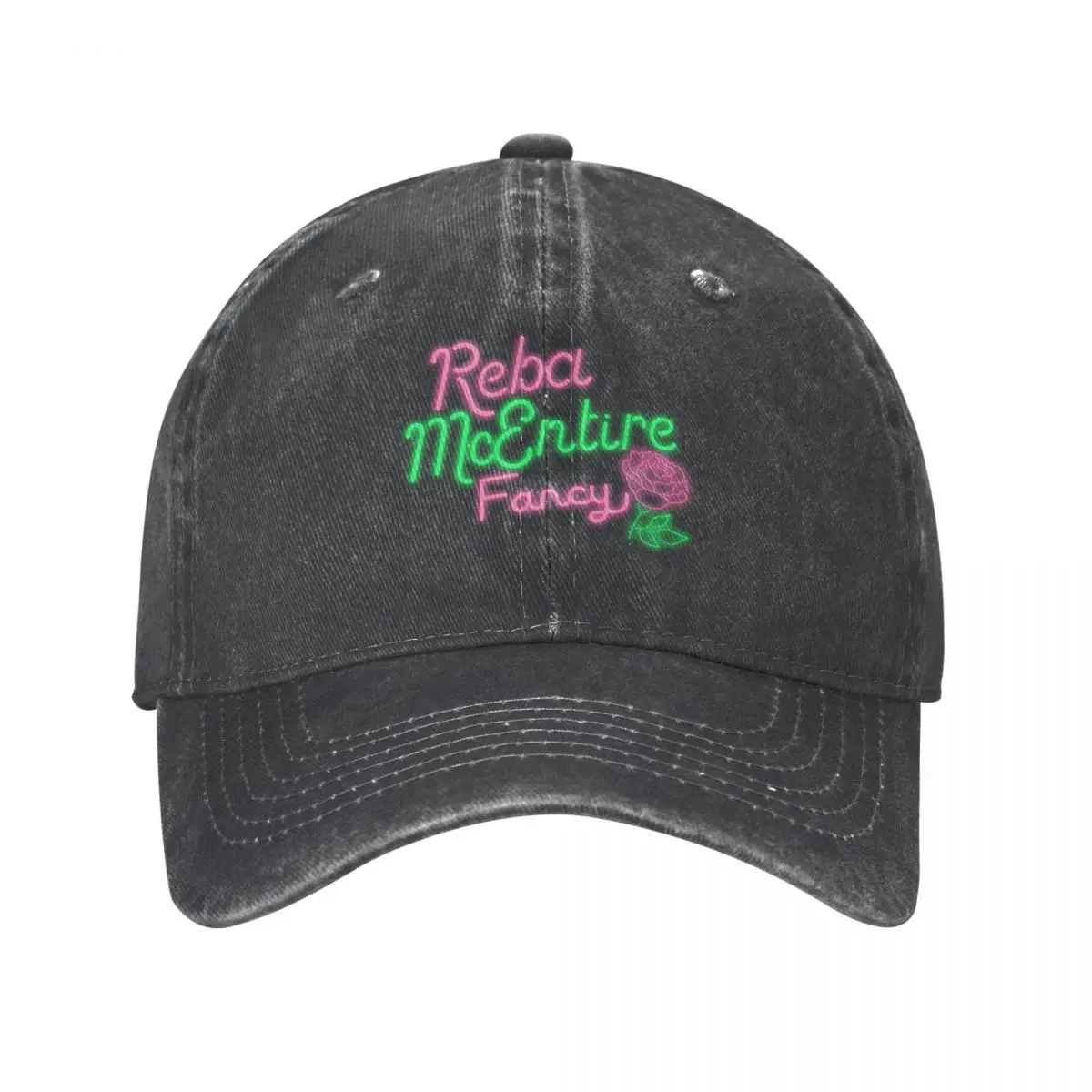 

Vintage Reba McEntire 80s Neon Cowboy Hat New In The Hat Rave Boy Cap Women'S