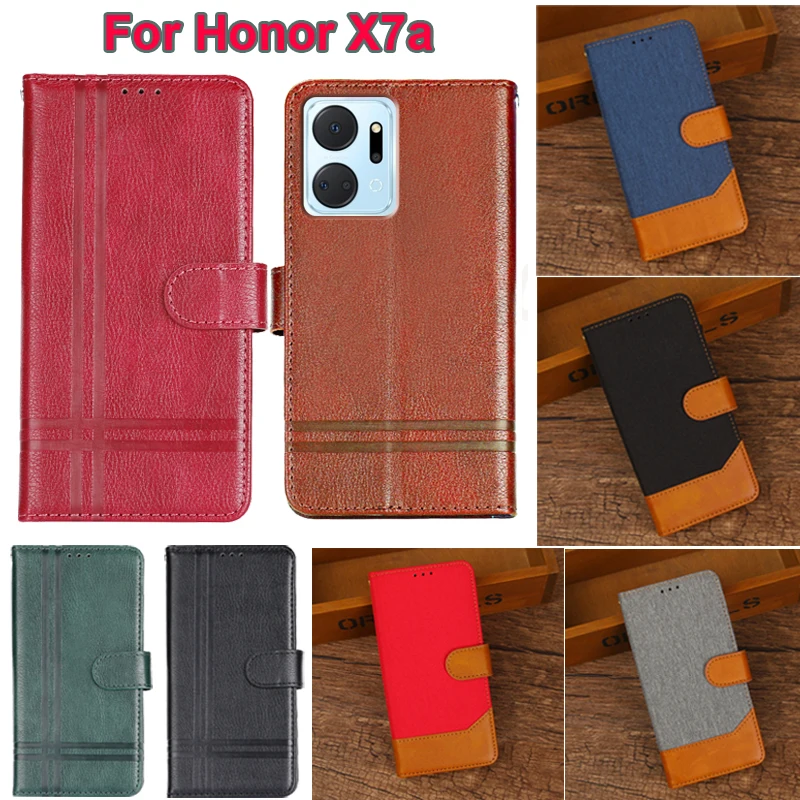 Per Etui Honor X7A Flip Cover Custodia In Pelle Per Telefono Custodia Per Honor X9A 5G X7A X8A Crt-Lx1 Crt-Lx2 Mujer Funda Honorx7A Rky-Lx2 Muslimage 