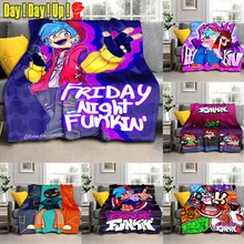 

Game Friday Night Funkin Throw Blanket Soft Comfortable Sofa Blankets and Throws Flannel Blankets for Adults Weighted Blanket
