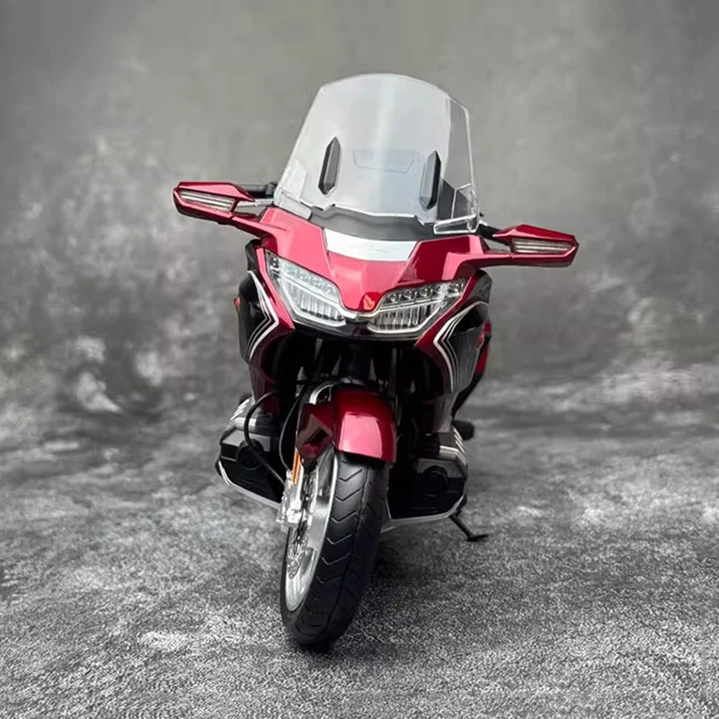 LCD 1/12 Golden Wing GL1800 Simulation Alloy Motorcycle Model Collection Model Ornament 2