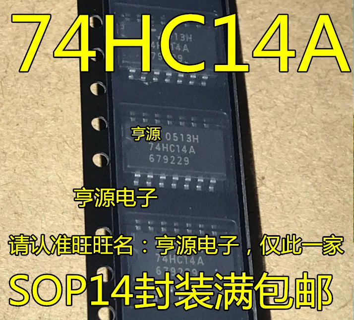 

10 шт./лот 100% новый TC74HC14AF 74HC14 74HC14A SOP14-5.2mm