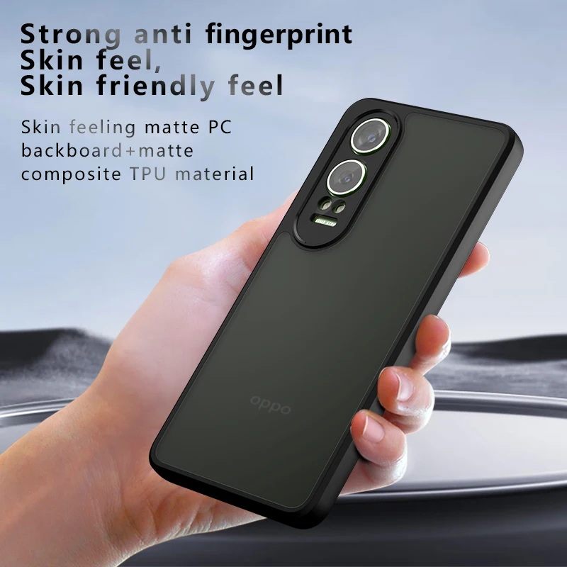 Luxury Matte Clear Armor Case - Shockproof Acrylic Bumper Cover