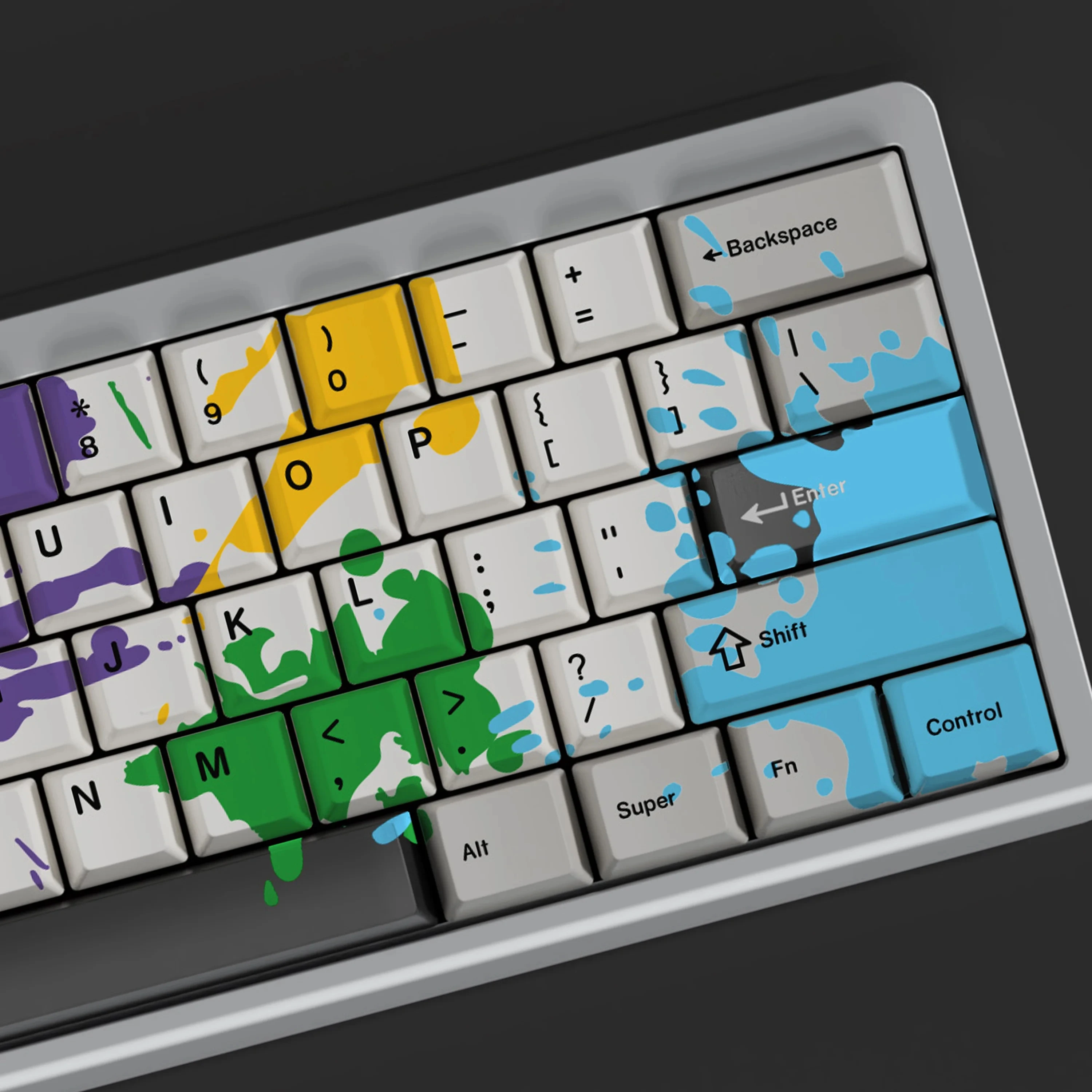 Sublimação de Tingir Perfil Pbt para Teclado Mecânico Zombie Cherry Profile Double b Split Keybar 149 Teclas 100: Pbt - Imagem 6