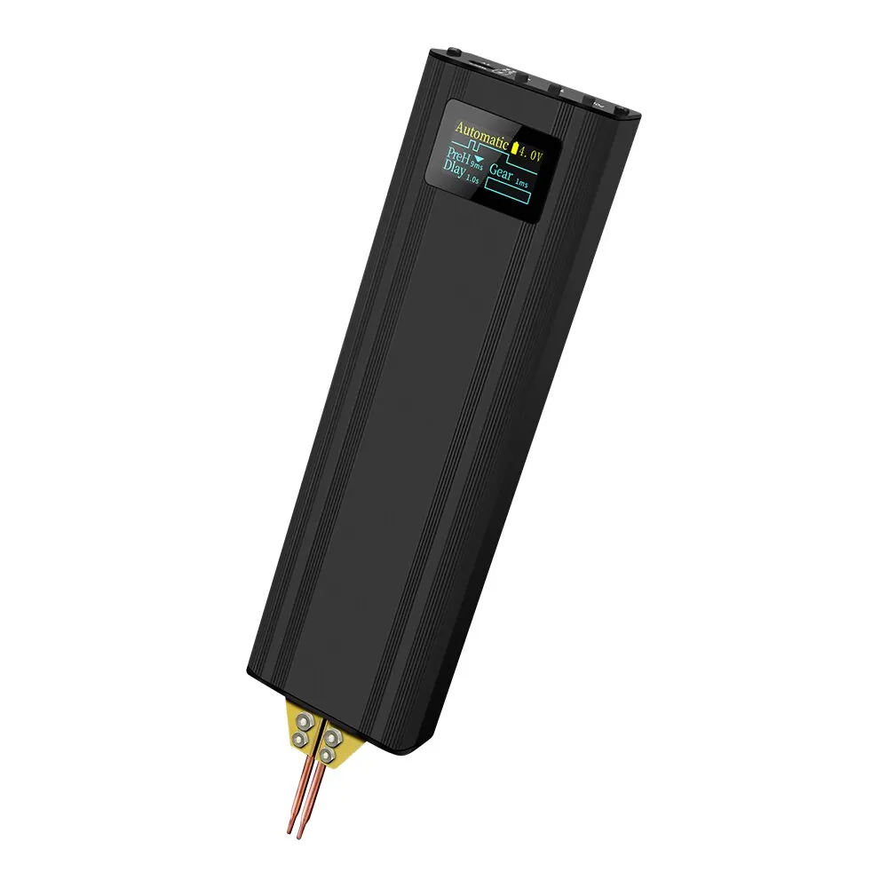 Spot Welder 80 Gears Adjustable Portable Handheld Digital Display Mini Spot Welding Machine Automatic Trigger for 18650 Battery