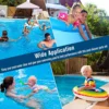 11Pcs Pool Cleaner Parts Include 2 Pool Cleaner Bags for Polaris 280 480,3 Tires 6 Sweep Hose Scrubber Replacement 3