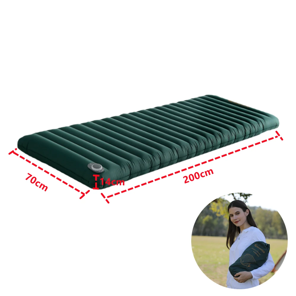 AerogogoAutomaticInflatableCampingSleepingPadPortableOutdoorAirMattressAutoInflate