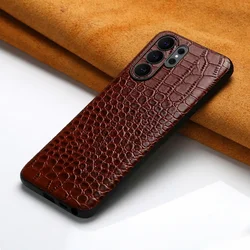 Premium Genuine Leather Phone Case - Elegant & Durable Protector Back Cover for Galaxy S26 (Brown)