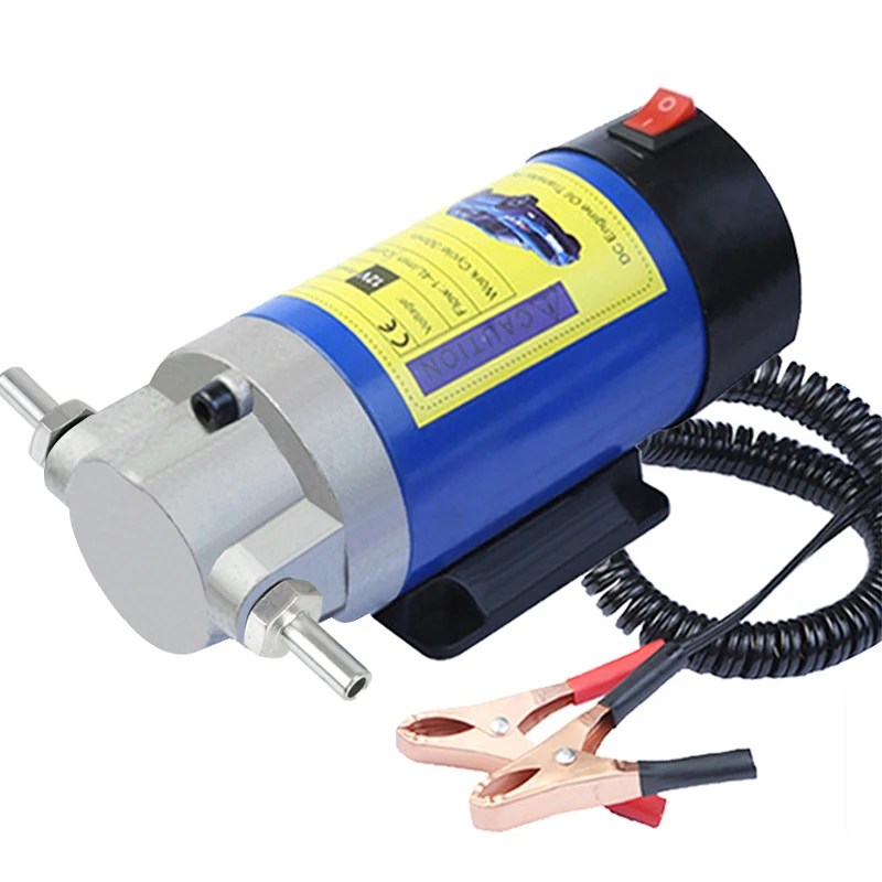 12V Electric Pump oil transfer pump oil extractor pump oil pump electric pump Scavenge Suction Transfer Change Pump Motor Oil Diesel Extractor Pump 100W 4L for Car Motorcycles Boats