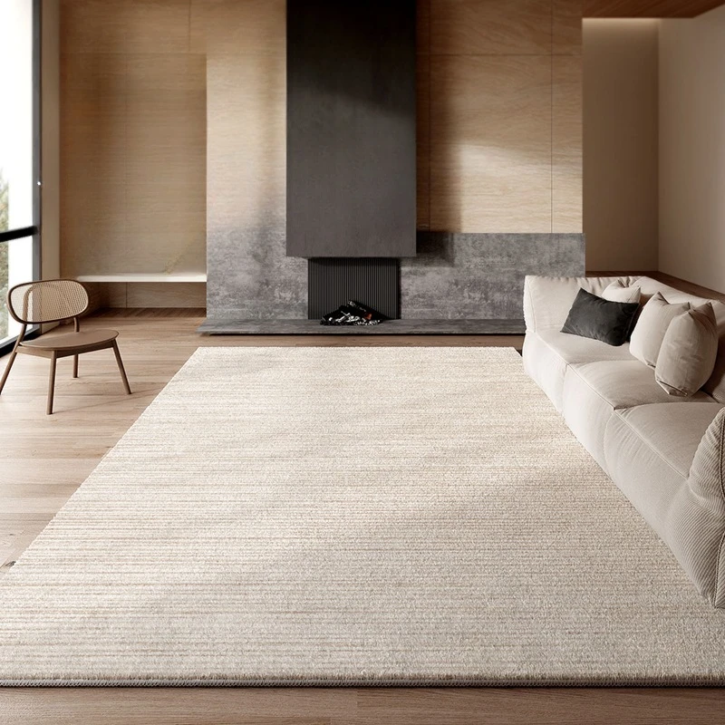Living Room Carpet Home Sofa Coffee Table Bedroom Rug Cream Style Light Luxury Advanced Waterproof Anti-fouling Floor Mat Ковер 4