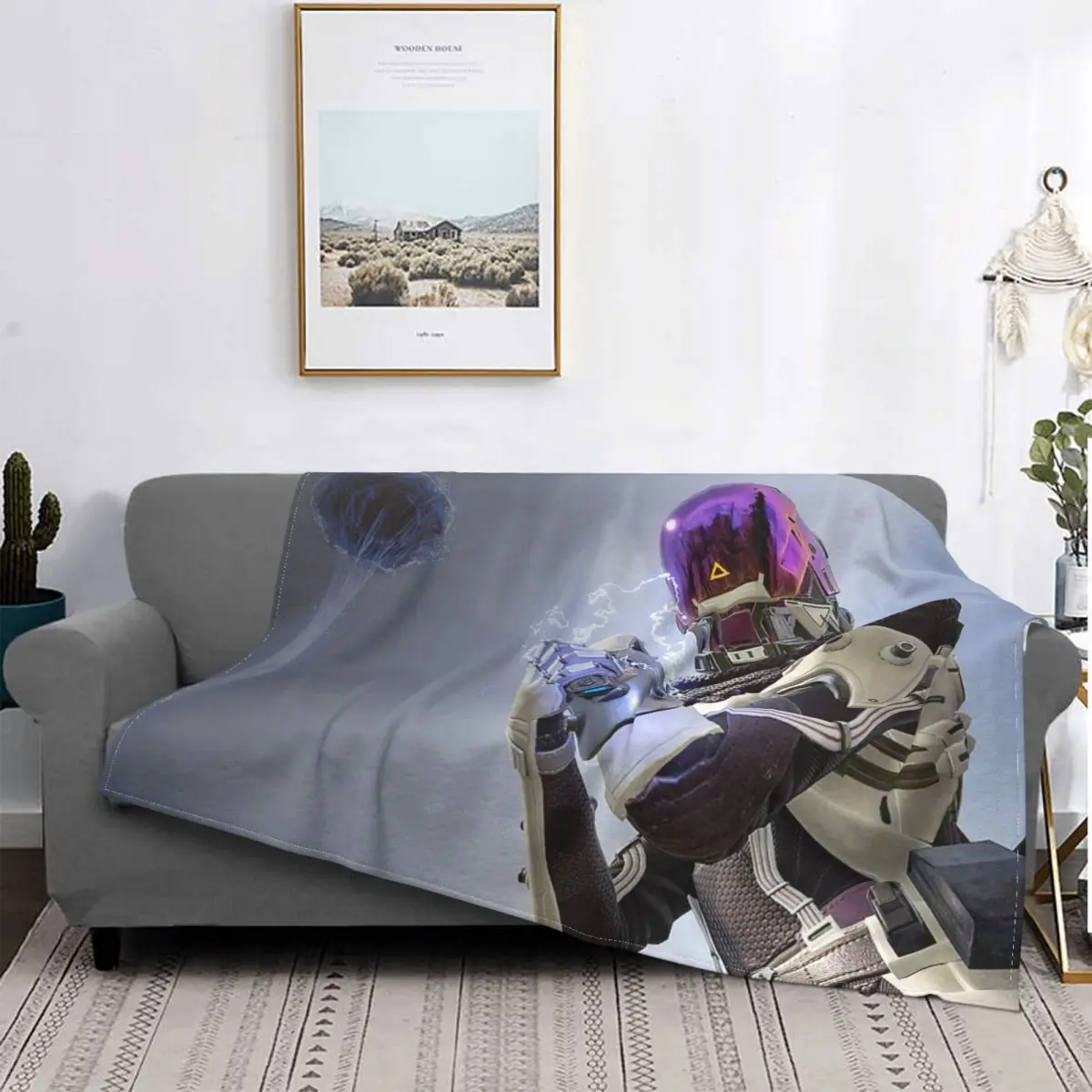 

Apex Legends Octane Blankets Shooting Game Caustic Flannel Awesome Breathable Throw Blankets for Bedding Lounge Textile Decor