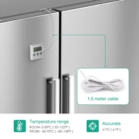Thermomètre de réfrigérateur ORIA, thermomètre de congélateur avec sonde externe, thermomètre numérique pour réfrigérateur pour la maison, la cuisine et les restaurants 6