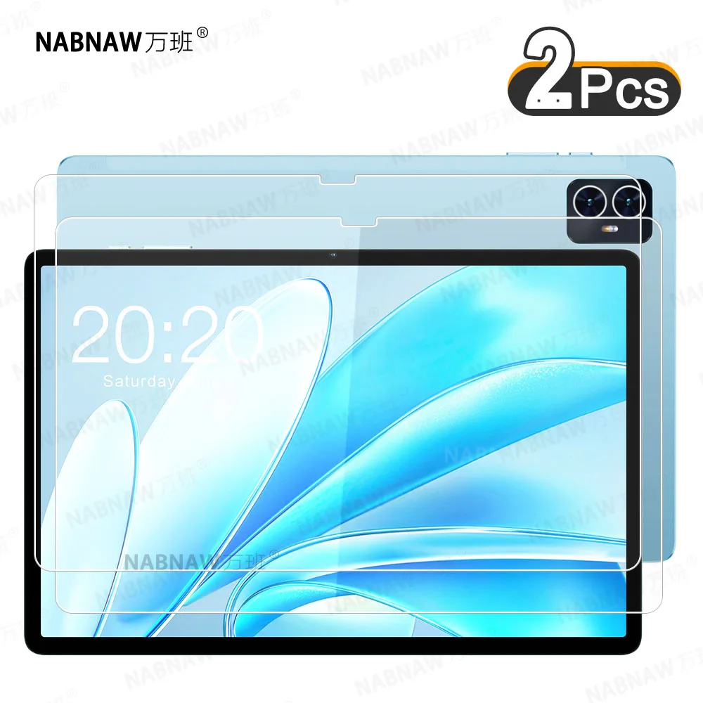 HD 스크래치 방지 스크린 보호대 강화 유리, Teclast M50HD 10.1 인치 태블릿 보호 필름, 버블 프리, 2 개 
