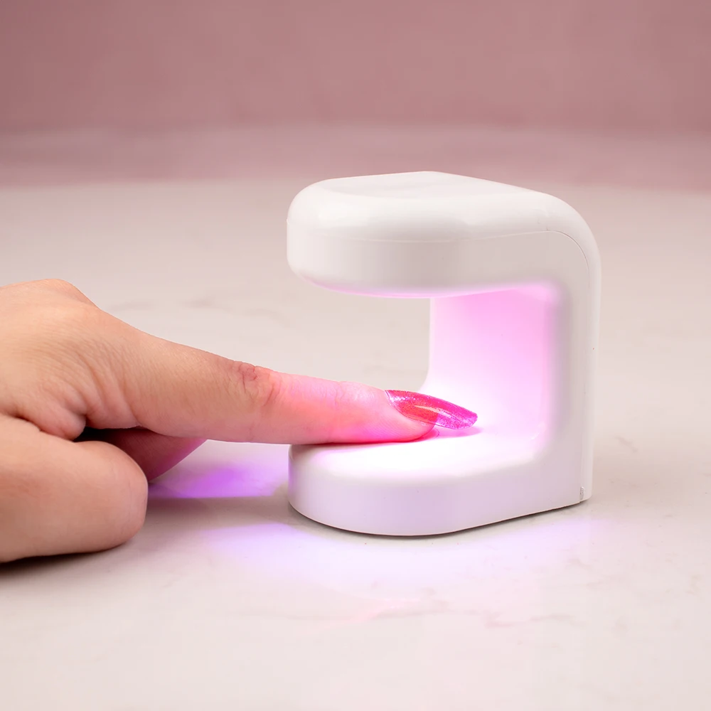 New Style Professional Flash Cure 9W Power Light Weight Rechargeable Fast Drying Mini UV LED Lamp with Touch Sensor Button 4