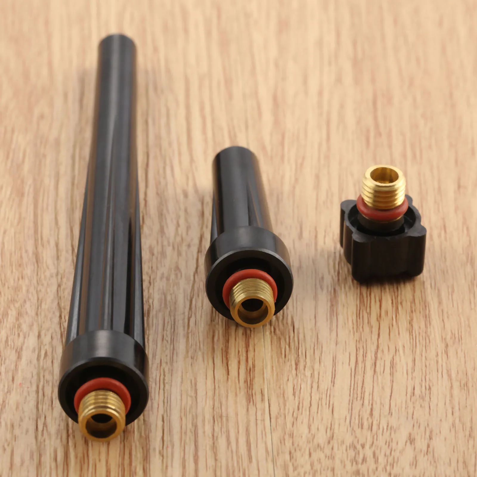 TIG Welding Torch Back Cap for WP-9 WP-20 WP-25 Models 3pcs/1set Long/Medium/Short 41V24 41V35 41V33 Soldering Tools Supplies