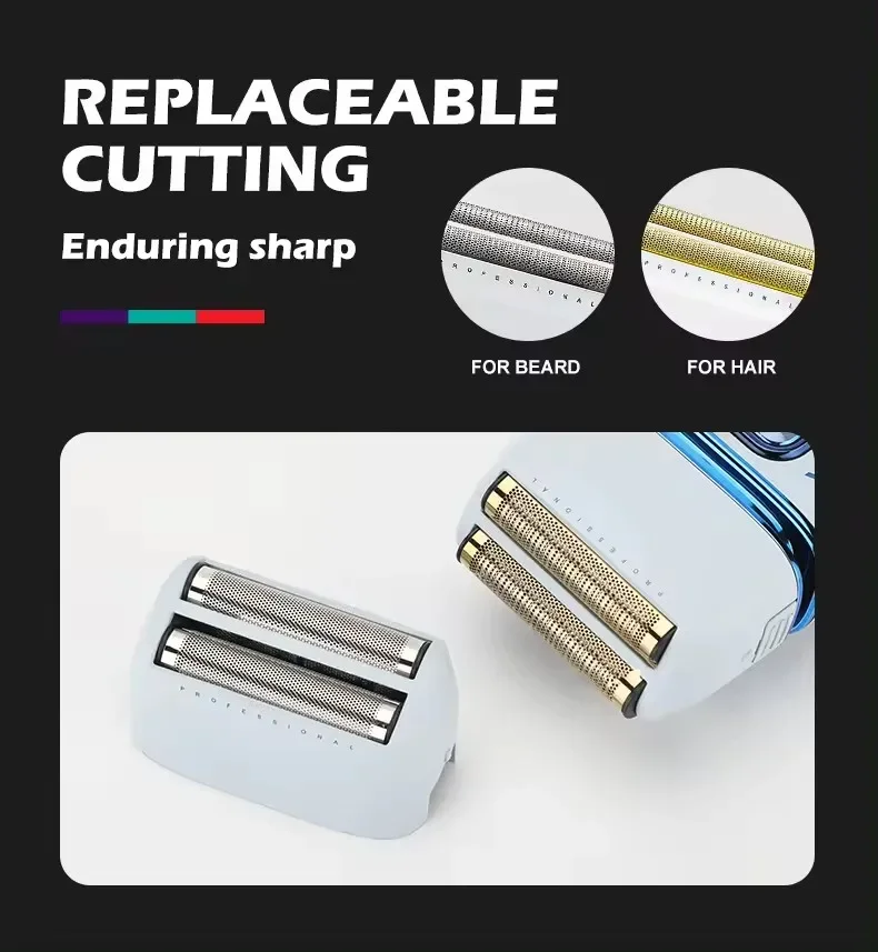 VGR Professionaalne kodumajapidamises töötav, taaslaetav USB-taaslaetav korpus, veekindel elektriline täistrimmer V-362_voghion.com