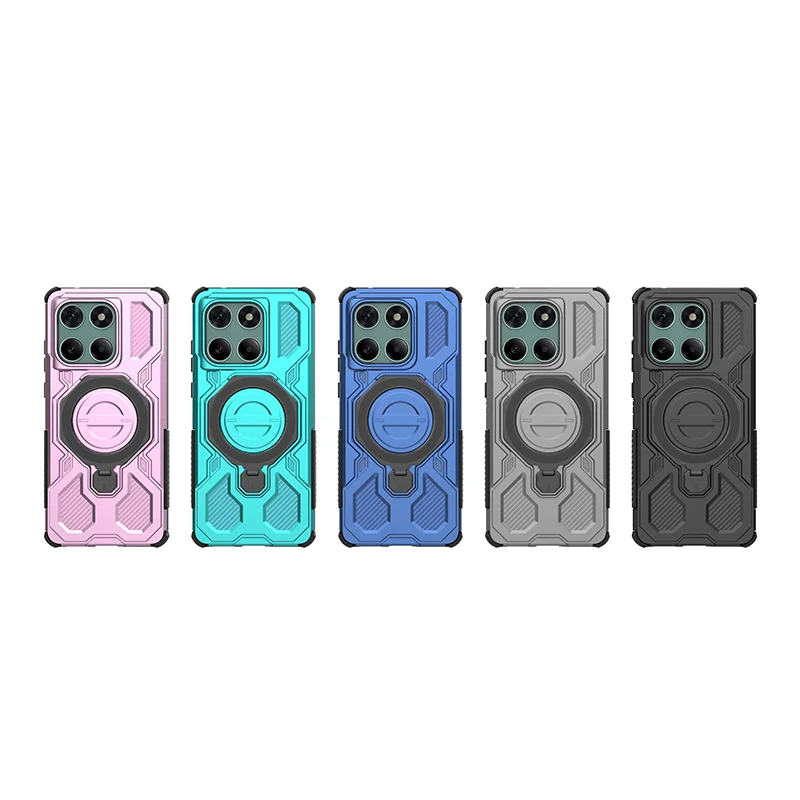 Airbag Anti-Drop Protective Case with Rotatable Magnetic Ring Holder