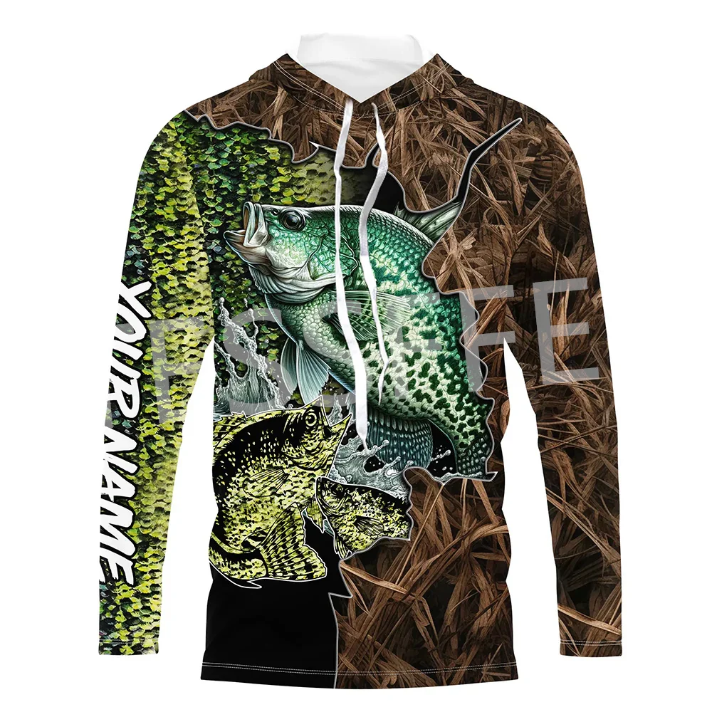 Custom Name Cosplay Fishing Camo Graffiti Pattern Vintage Unisex Retro 3DPrint Pullover Harajuku Jacket Casual Funny Hoodies V20